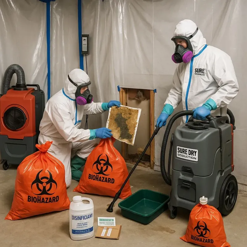 Contaminated Water Handling Protocols process in Orocovis, PR